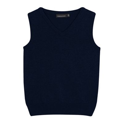 Children's navy school tank top